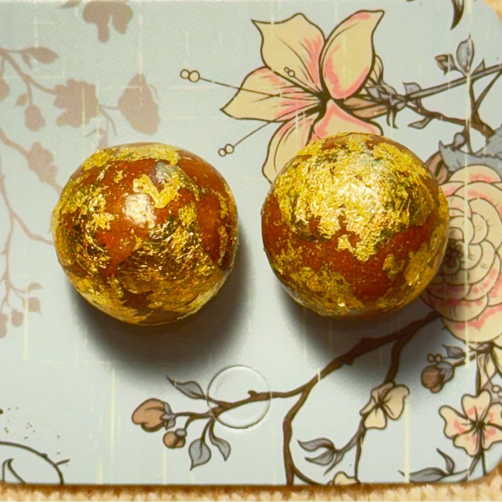 Polymer clay handmade earrings